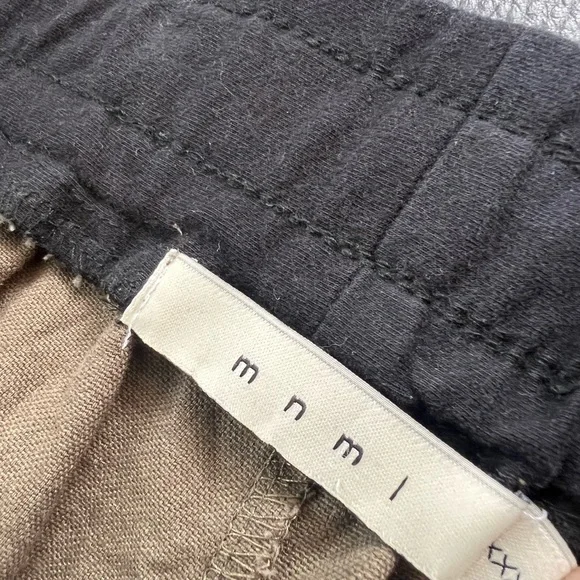 MNML Drawstring Cargo Jogger Pants Men’s Large Green Organic Cotton Size XXXL